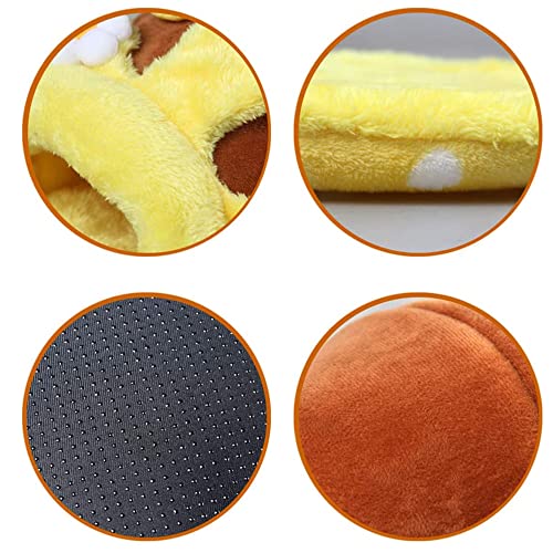 SCZWP8 Algodón Honey Pot Hamster Cálido Invierno Cama Nido Erizo Zorro Nido de Animal pequeño Casa Suave y acogedora Conejillo de Indias Suga Nido de Mascota pequeño Fácil de Plegar
