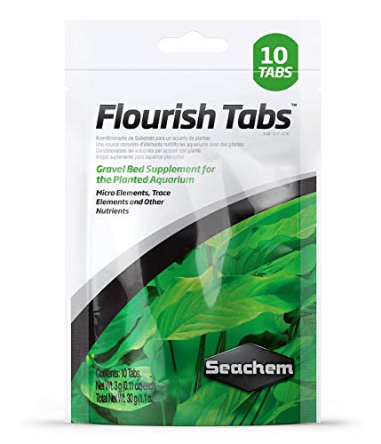 Seachem Flourish Tabletas de Cama de Grava, 10 Unidades