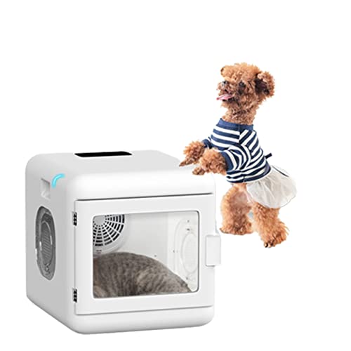 Secador De Pelo para Mascotas, Caja De Secado para Perros Pequeños Y Gato, Secadora De Baño De Perros, Secador De Agua Soplando, Caja De Secado para Perros, Gatos, Cachorros