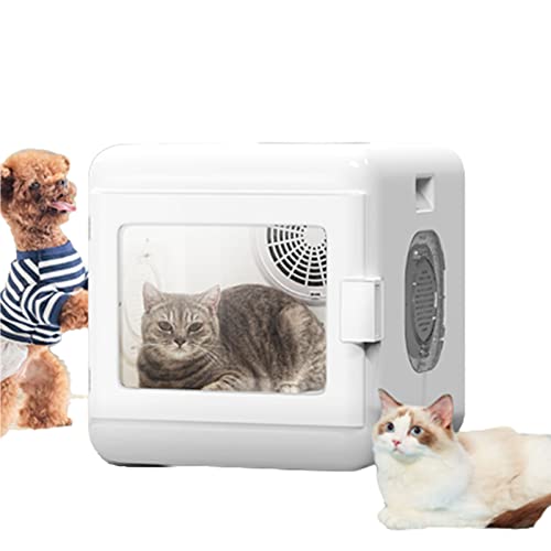 Secador De Pelo para Perros Y Gatos, Caja De Secado para Mascotas De Secado Rápido Súper Silenciosa, 60L, para Mascotas, Baño Y Artefacto De Secado, 410 * 480 * 410Mm