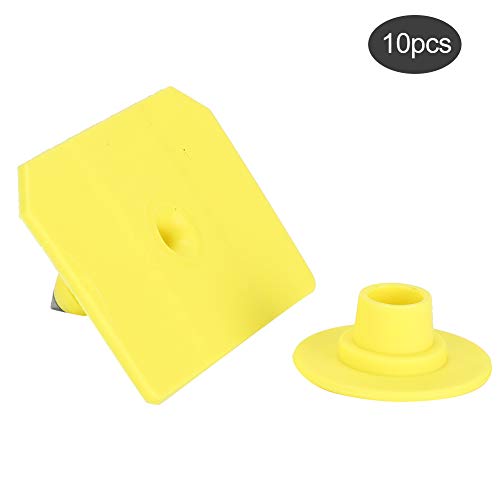 Semiter Regalo de verano Etiqueta de Oreja de Marca de Ganado Divertida, Etiqueta de Oreja de Animal de Ganado Amarilla, Oveja de Cabra para Oreja de Cerdo(Big Pig)