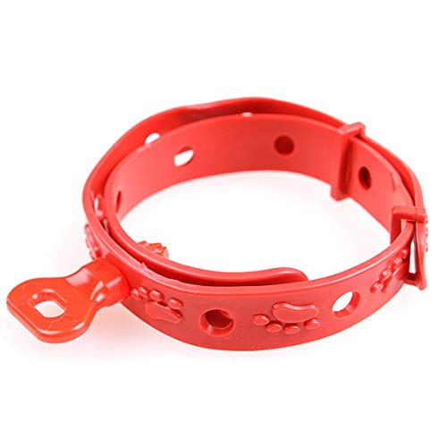 SeniorMar-UK Silicona Mascota Perro Gato Anti piojos Plaga Mosquitos Collares antipulgas Matar piojos Parásitos Desparasitación Collar Repelente de Insectos