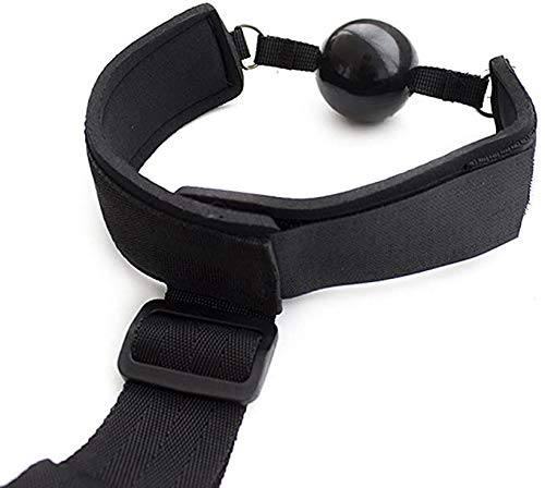 sensensen Tapón de Bola de Silicona orgánica y Dos puños Negros para Parejas (Negro)