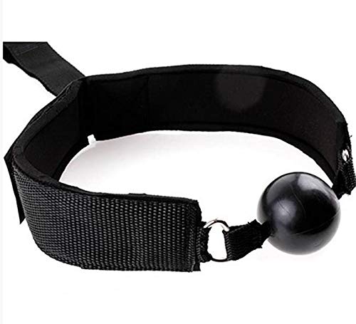 sensensen Tapón de Bola de Silicona orgánica y Dos puños Negros para Parejas (Negro)