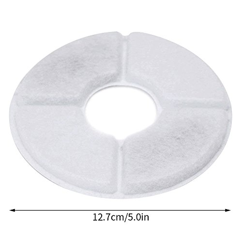SH-RuiDu Filtros de repuesto Filtros de carbón activado para fuente de agua de flores de mascotas 8pcs/lot