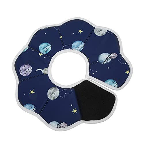 Shanrya Collar isabelino para Mascotas, Collar de Gato cónico Impermeable Que Evita morder, Suave para Curar heridas para Gatitos Circunferencia del Cuello L 25-34cm Profundidad