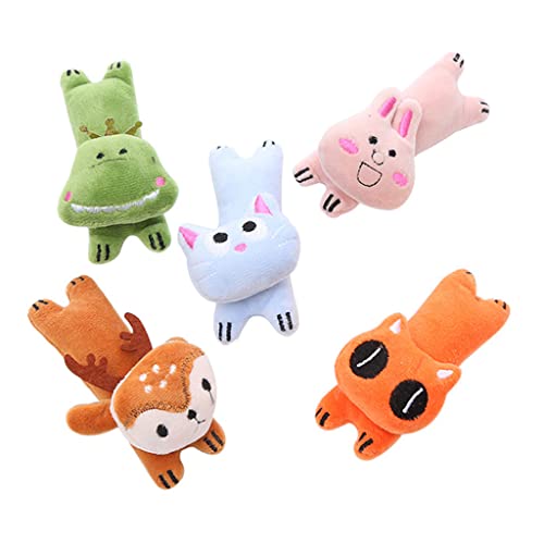 ShapeW Juguetes interactivos para gatos incorporados, juguetes para masticar, juguete de entrenamiento para gatitos, animales de peluche