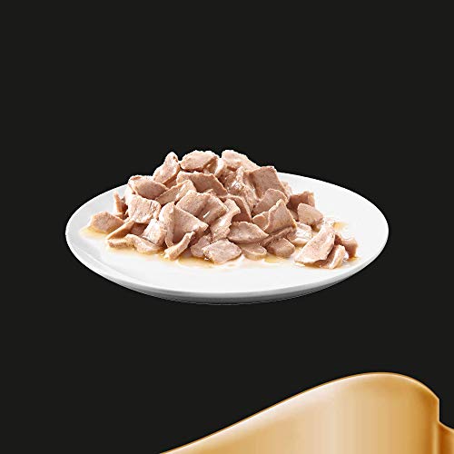 Sheba Délices du Jour Comida húmeda para Gatos, Sabor Ave, Multipack (Pack de 12 x 6 bolsitas x 50g)