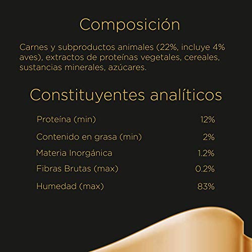 Sheba Les Créations Comida Húmeda para Gatos, Sabor Pollo, Multipack (Pack de 13 x 4 bolsitas x 85g)