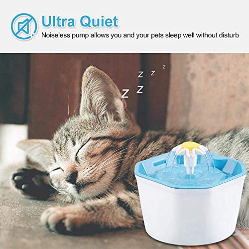 Shinea Fuente de agua para gatos y gatos, fuente de agua potable para perros