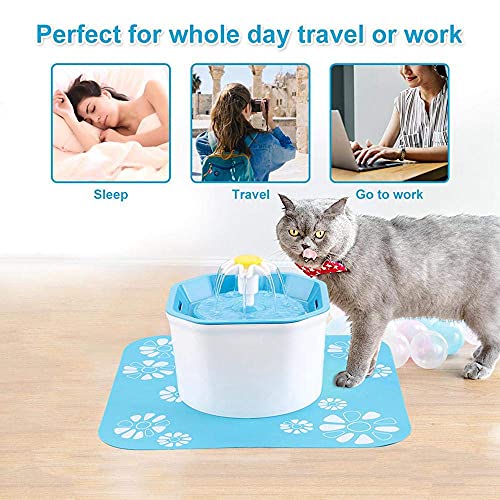 Shinea Fuente de agua para gatos y gatos, fuente de agua potable para perros