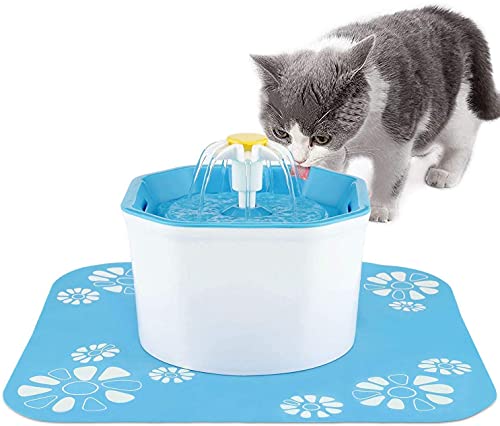 Shinea Fuente de agua para gatos y gatos, fuente de agua potable para perros