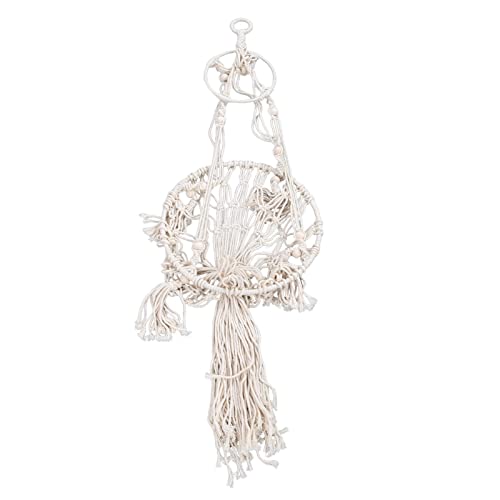 Shipenophy Cama de Gato de Macramé, Columpio de Gato Colgante de Cuerda de Algodón para Jardín para el Hogar