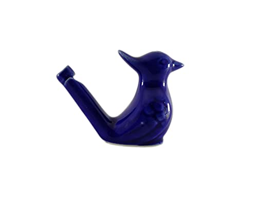 SHREE GANESH ENTERPRISES Juguete musical hecho a mano con dos arcillas y cerámica para pájaros – Silbato de pájaro de terracota Llena el agua y sopla el pájaro para diferentes sonidos