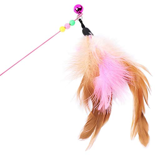 shuxuanltd Juguetes Gato Juguetes para Gatos Varita de Gato Teaser de Gato Juguetes de caña de Pescar para Gatos Varita de Gato Juguetes Gato de Juguetes a