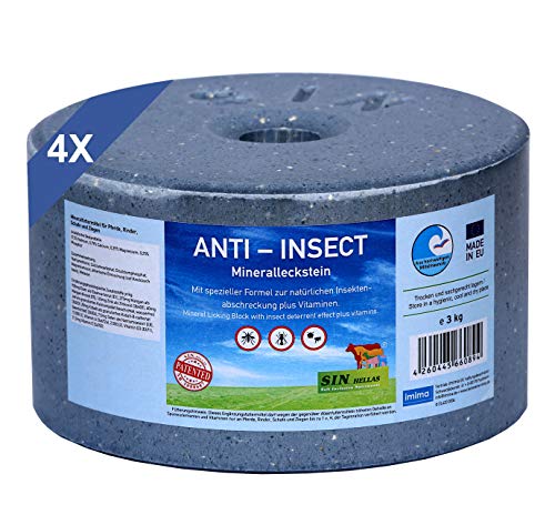 Sin Hellas Piedra mineral antiinsectos (4 unidades de 3 kg)
