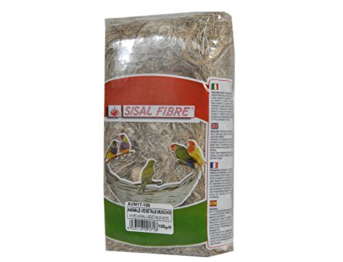 SISAL FIBRE - Mezcla de Animales y Vegetales para pájaros (100 g)