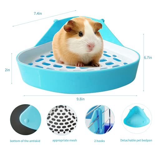 SIVEIS Almohadillas de Entrenamiento para Mascotas, Paquete de 2, Almohadilla de Entrenamiento Lavable Ultraabsorbente Reutilizables Tapete de Jaula Antideslizante, 60 x 45 cm