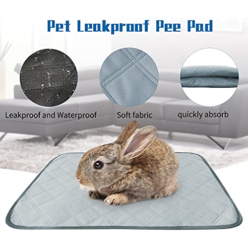 SIVEIS Almohadillas de Entrenamiento para Mascotas, Paquete de 2, Almohadilla de Entrenamiento Lavable Ultraabsorbente Reutilizables Tapete de Jaula Antideslizante, 60 x 45 cm