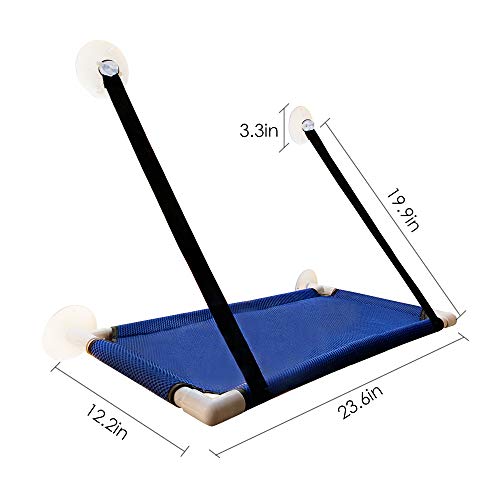 SKRTUAN Hamaca para ventana de gato para gatos y ventanas, accesorio para gatos, cama para gatos estable