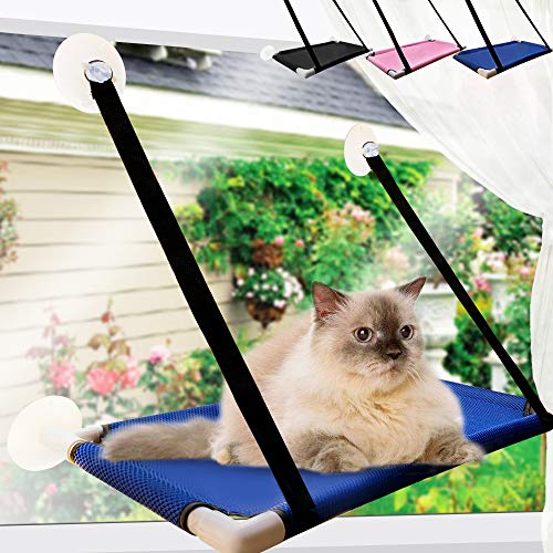SKRTUAN Hamaca para ventana de gato para gatos y ventanas, accesorio para gatos, cama para gatos estable