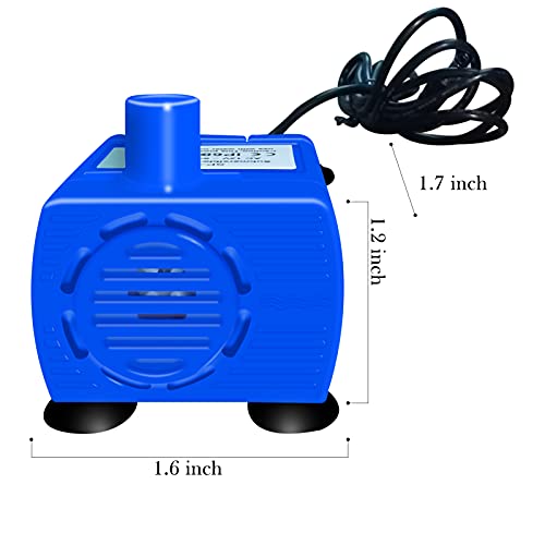 Smoostart Bomba de Agua para Mascotas, Bomba de Agua para Gatos, Motor Compatible para Mascotas, Fuente de Agua de Gato, Repuesto para dispensador de Agua