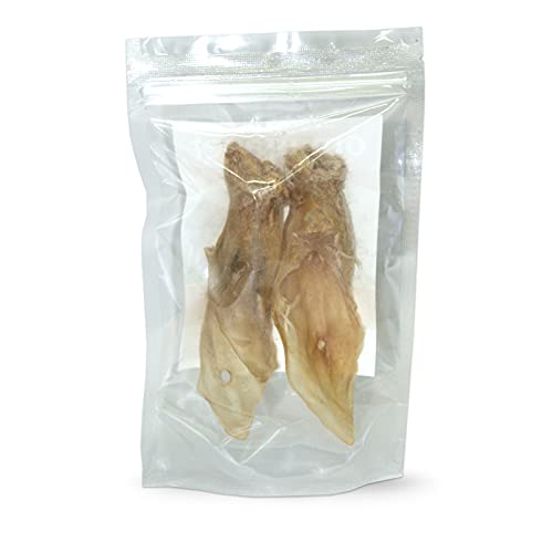 Snack Natural para Perro y Gato - Orejas de Cordero (Pack 6 Bolsas de 4 Unidades) - chuches para Perro - premios para Perros - golosinas para Perros