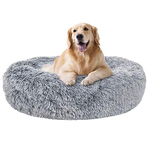Sofá de felpa grande para perro grande, lavable, colchoneta ergonómica, para cuna, para perros, gatos, cómodo, XXL, XL, 80 cm
