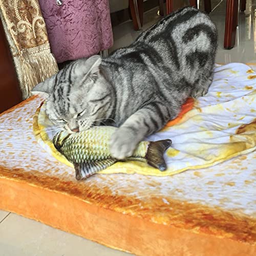 Sonoaud Cálido Suave Huevo Frito Felpa Mascota Gato Perro Manta Cama Mat acondicionador de Aire 40 cm
