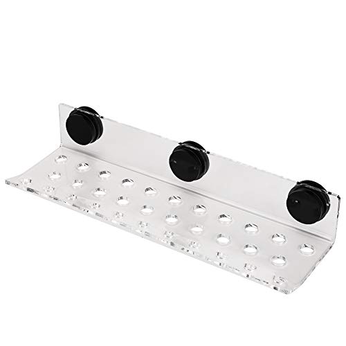 Soporte de estantes de coral para acuario Soporte de estantes de coral transparente para acuario Uso confiable Estante de coral Haga que el coral crezca más saludablemente Color transparente(32 holes)