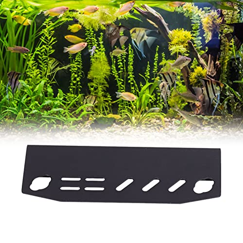 Soporte de Herramientas de Acuario Plantas Soporte de Herramientas de Mantenimiento de Césped Pinzas Tijeras Organizador de Estante de Almacenamiento Acuático(Acero Inoxidable Negro)