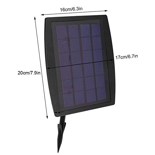 SOULONG Bomba de estanque de panel solar, bomba de oxígeno de agua para acuario bomba de aire para tanque de peces, 19.10 x 17.00 x 2.10 cm
