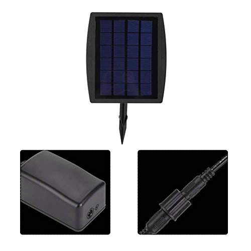 SOULONG Bomba de estanque de panel solar, bomba de oxígeno de agua para acuario bomba de aire para tanque de peces, 19.10 x 17.00 x 2.10 cm