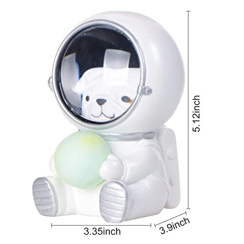 Spaceman - Luz nocturna LED de astronauta en 3D, cielo estrellado, astronauta de tierra, astronauta, astronauta de mascotas, luz nocturna kawaii para niños, perro espacial