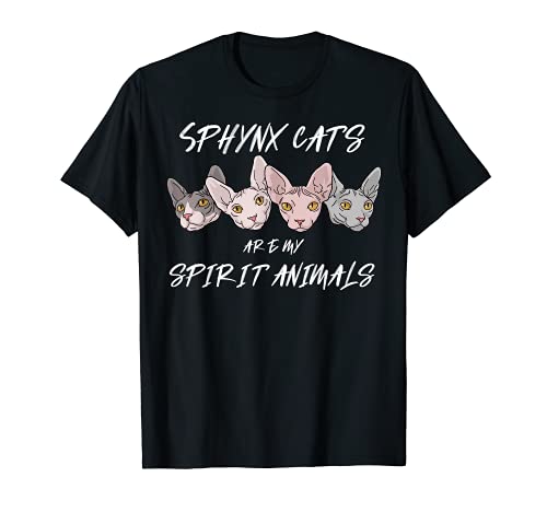 Sphynx Cat Shirts Sphynx Cat Gifts Sphynx Cat Spirit Animal Camiseta