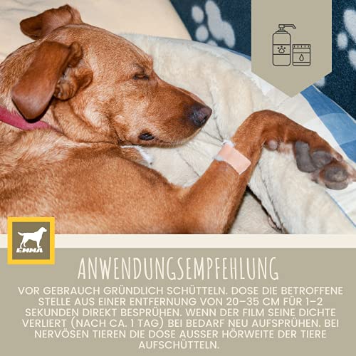 Spray de Plata para Animales, Spray para protección de heridas para Perros, Gatos y Mascotas, Spray de Plata para la cicatrización de heridas, desinfección de heridas, Parche pulverizador 100ml