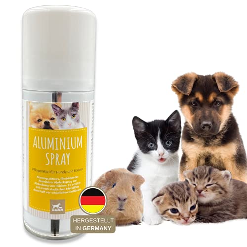 Spray de Plata para Animales, Spray para protección de heridas para Perros, Gatos y Mascotas, Spray de Plata para la cicatrización de heridas, desinfección de heridas, Parche pulverizador 100ml