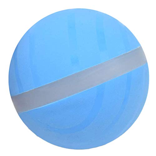 Springball Flashing, Crazy Ball Jumping Ball Bola de luz LED para Perros Fun Toy Dog Play Ball para Perros Grandes y pequeños (Azul)