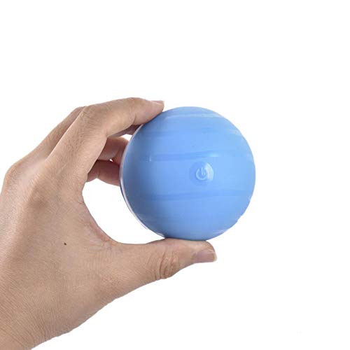 sprwater Bola Malvada Pelota de Salto de Juguete para Perros y Gatos Bola de Juguetes interactiva eléctrica USB para Mascotas Bola de Juguete con Flash LED Rolling Toy opportune