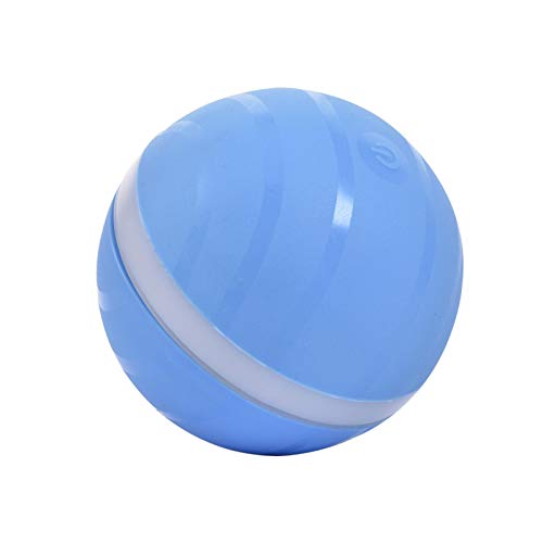 sprwater Bola Malvada Pelota de Salto de Juguete para Perros y Gatos Bola de Juguetes interactiva eléctrica USB para Mascotas Bola de Juguete con Flash LED Rolling Toy opportune