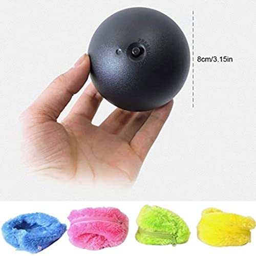 Sraeriot Pet Electral Toy Ball Ball Magic Roller Ball Juguete En Movimiento Educativo con 4 Capas De Tela para Los Gatos De Cachorros Perros Mascotas Mascotas Y Juguetes De Animales