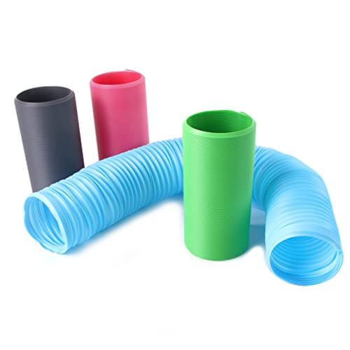 Sraeriot Pet Tunnel Toys PEQUEÑO Animal DIVERSIÓN Tunnel TUNETS Tunnel Tunnel EXPANSIÓN Tubo Juguete Juguete para PISTROS DE Guinea DE Hamster Chinchillas Rats Rats Gris, Tubos DE Pet Tunnel