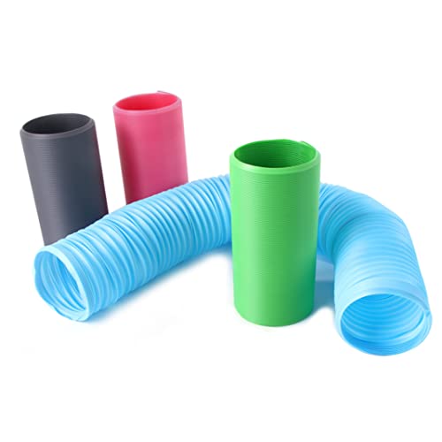 Sraeriot Pet Tunnel Toys PEQUEÑO Animal DIVERSIÓN Tunnel TUNETS Tunnel Tunnel EXPANSIÓN Tubo Juguete Juguete para PISTROS DE Guinea DE Hamster Chinchillas Rats Rats Gris, Tubos DE Pet Tunnel