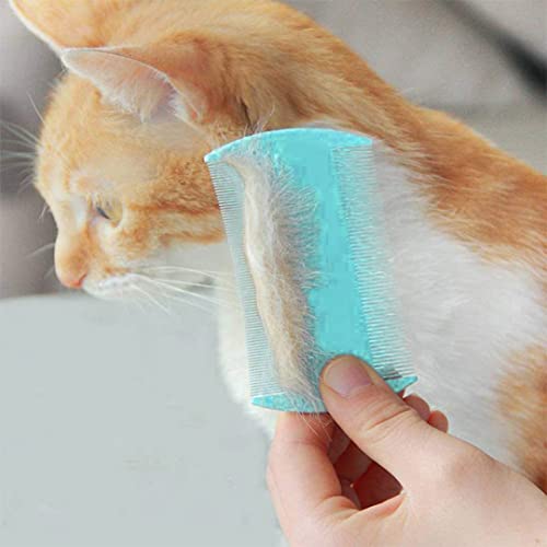 Sraeriot Pulgar Pet Pet Pice PEGRS Peat DE Doble Side Pein Pieza DE DECCIONIZACIÓN DE LA DECCIONIZACIÓN para EL Cable Personas para Perro Pets DE Cat Azul, PULGO DE Puede
