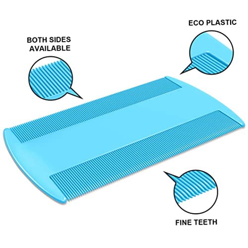 Sraeriot Pulgar Pet Pet Pice PEGRS Peat DE Doble Side Pein Pieza DE DECCIONIZACIÓN DE LA DECCIONIZACIÓN para EL Cable Personas para Perro Pets DE Cat Azul, PULGO DE Puede