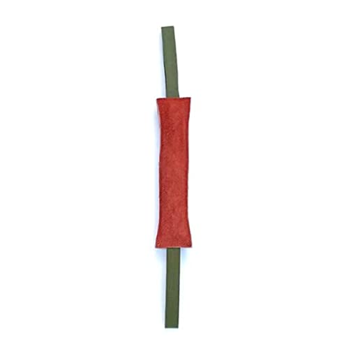 SSWD Juguete de   tracción para Perros para Entrenamiento/Juego/Regalo Correa para morder Trapo Juguetes interactivos para Perros 6.7CMx30CM Rojo