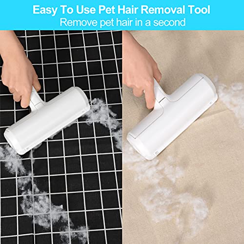 Starlike Quitapelusas para Mascotas, Rodillo quitapelusas, Rodillo para Pelo de Perro, Gato, Pelo de Animales, eficaz para Muebles, Ropa de Cama, sofá y más
