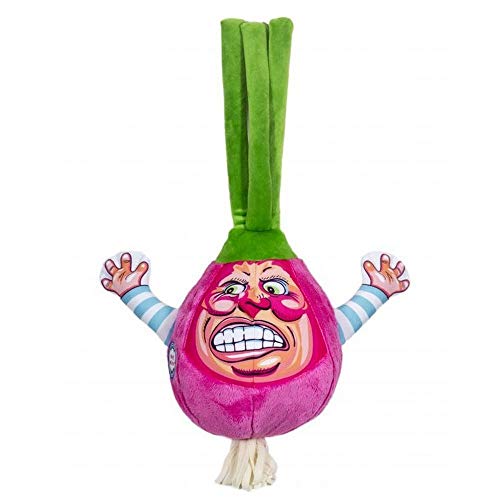 Steam Veg - Juguete diseño Cebolla de Fiesta para perros (25.4cm) (Púrpura)