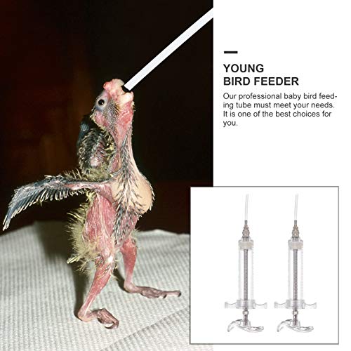 STOBOK 4 Sets Medicina Mascota Alimentación Jeringa Aves Jeringa Mascota Alimento Píldora Píldora Líquido Jeringa Dispensador Herramientas para Aves Gatos Perros