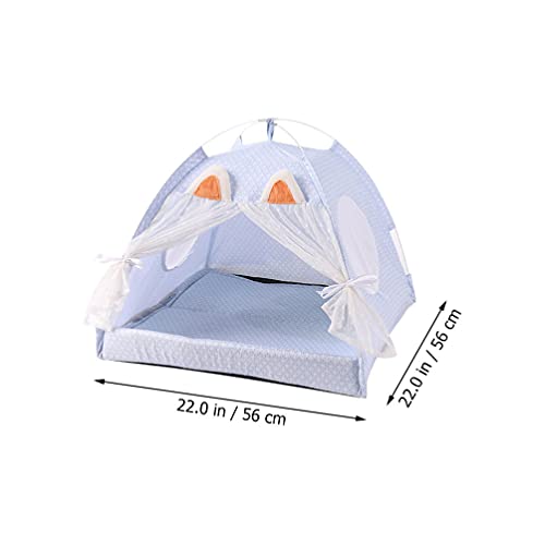 STOBOK Casa Tipi para Mascotas Casa para Perros Casa para Gatos Lavable Linda Casa para Cachorros Cojín para Nido de Mascotas